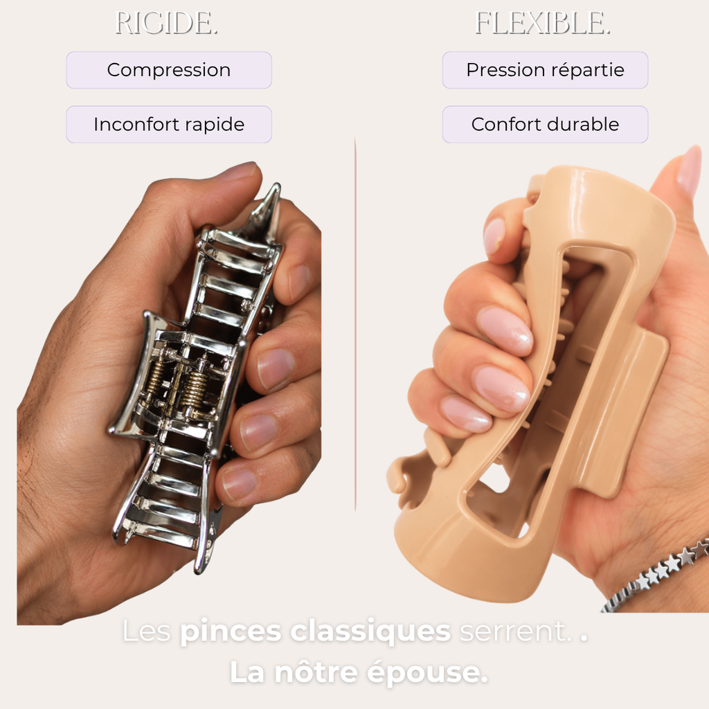 Pince flexible des girlies en mouvement